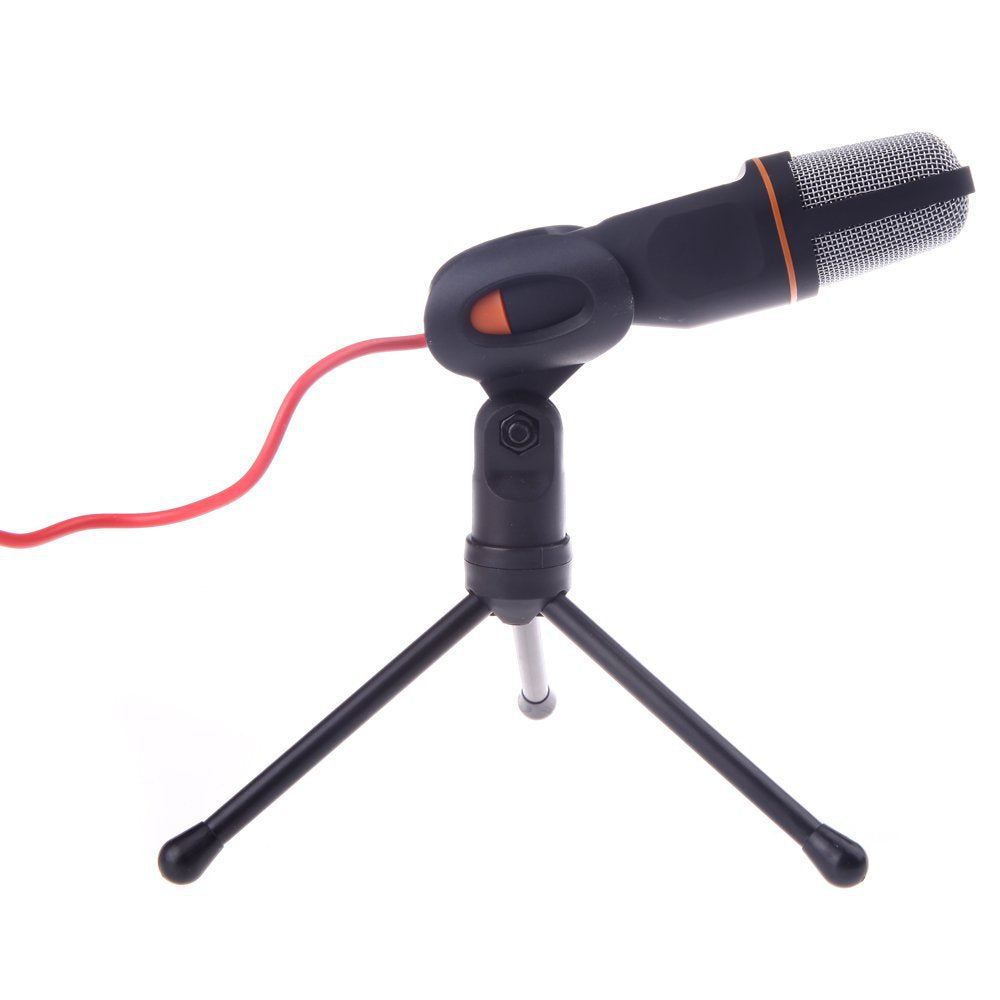 Microphone-Mic Wired With Holder Clip For Chatting Singing Karaoke Pc L Microphone-Mic Wired With Holder Clip For Chatting Singing Karaoke Pc L